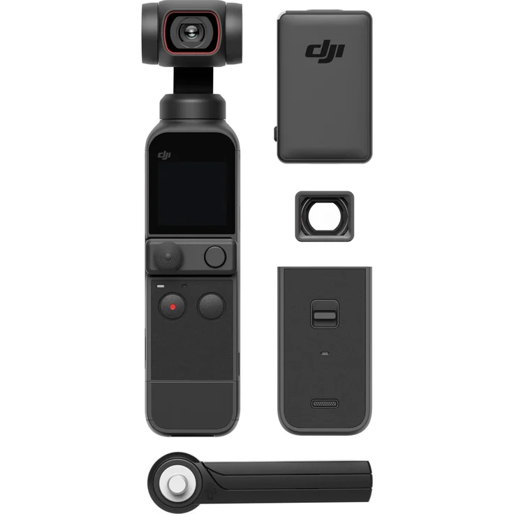 DJI Pocket 2 Action-Cam (4K-HDR Video, 3-Achsen-Stabilisierung, Hyperlapse, Zeitraffer), Creator Edition – Bild 1