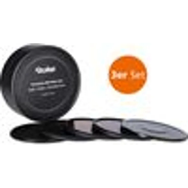 Rollei Premium Objektiv Grau Filterset bestehend aus: je 1x ND 8, ND 64 und ND 1000 Filter aus Gorilla Glas mit Aluminium Ring für Langzeitbelichtung mit Aluminium-Schutzdeckel. (82mm)