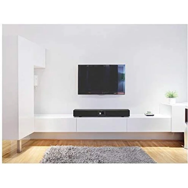 Sangean SB-100 2.1 Soundbar mit Subwoofer, kabellos/kabelgebunden, geeignet für TV, schwarz (2018) – Bild 4
