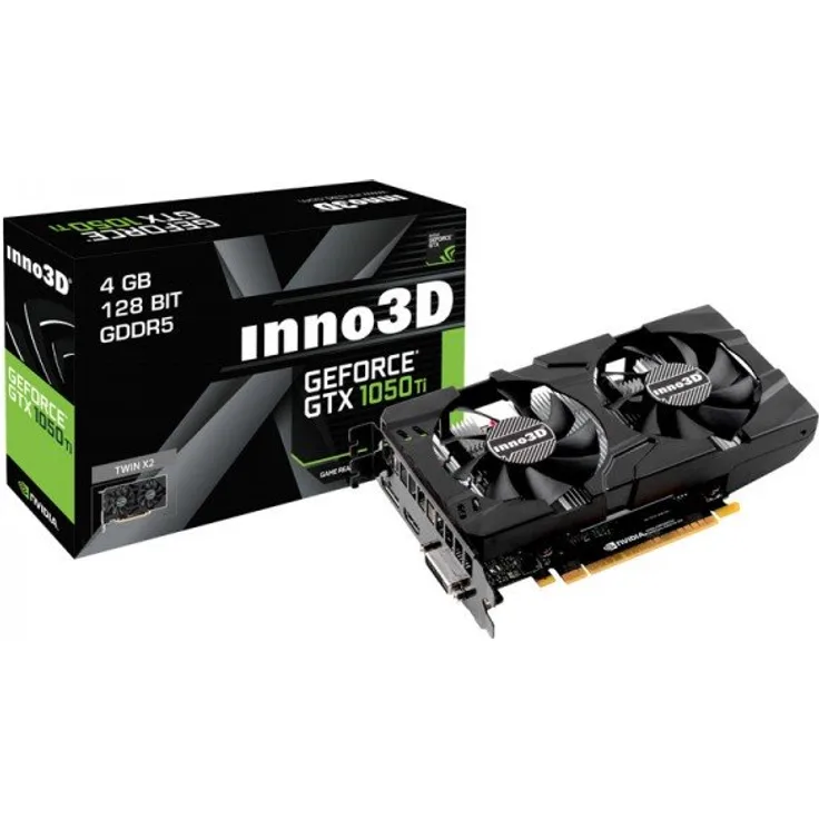 Inno3D GeForce GTX 1050 Ti Twin X2 4GB GDDR5 (N105T-1DDV-M5CM)