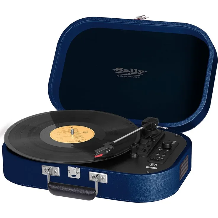Trevi Tragbarer Plattenspieler MP3 TT 1020 BT Blau TR-011