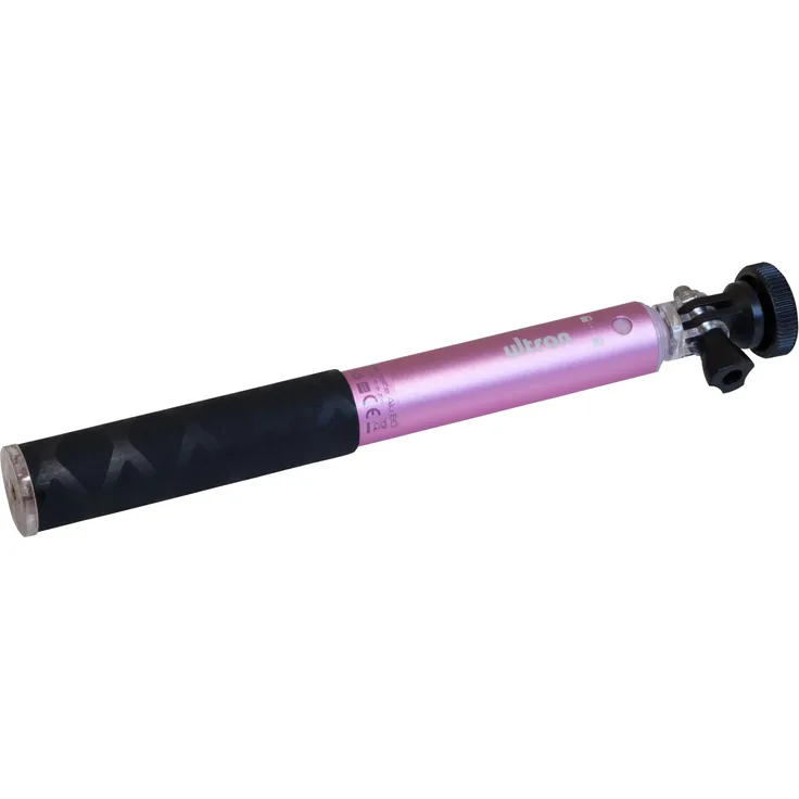 ultron selfie Alu 80 Pink, 22 - 83 cm Selfie Stick mit separatem Bluetooth-Auslöser, Für Smartphones wie Samsung Galaxy , iPhone und weitere