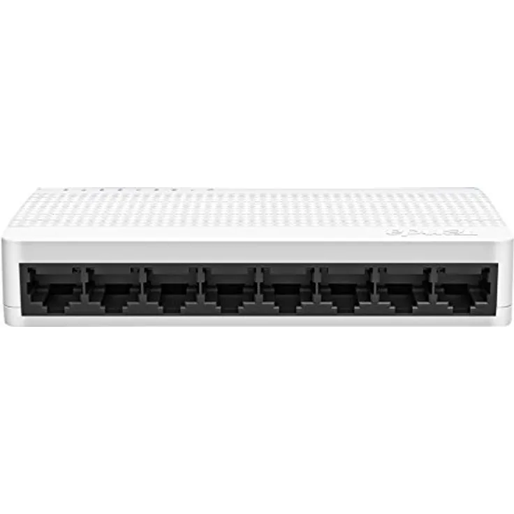 Tenda S108 8 Port Desktop Switch (8 10 - 100 MBit-s RJ-45 Ports, Autonegation, Auto MDI-MDIX, IEEE 802x3x Flusskontrolle, Non-Blocking Architektur)