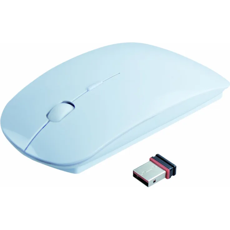 APM France 10010 Optische Maus, kabellos Weiß
