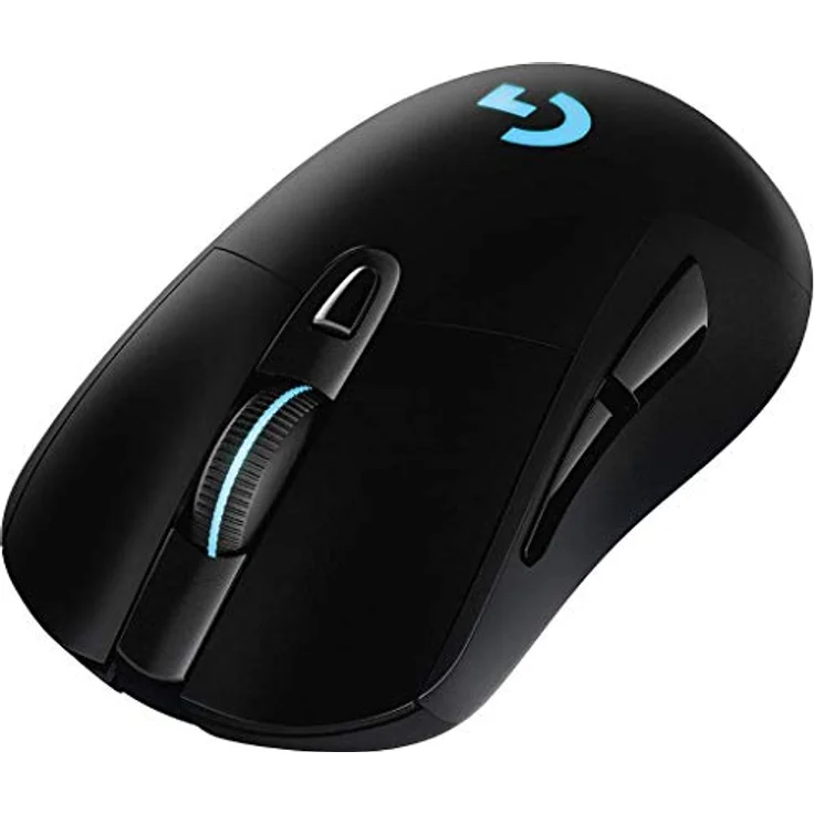 Logitech G703 LIGHTSPEED kabellose Gaming-Maus (mit HERO 16K-Sensor, LIGHTSYNC RGB, POWERPLAY-kompatibel, geringes Gewicht von 95 g + optionales 10-g-Gewicht, EU Verpackung, Westeuropa) – Bild 1