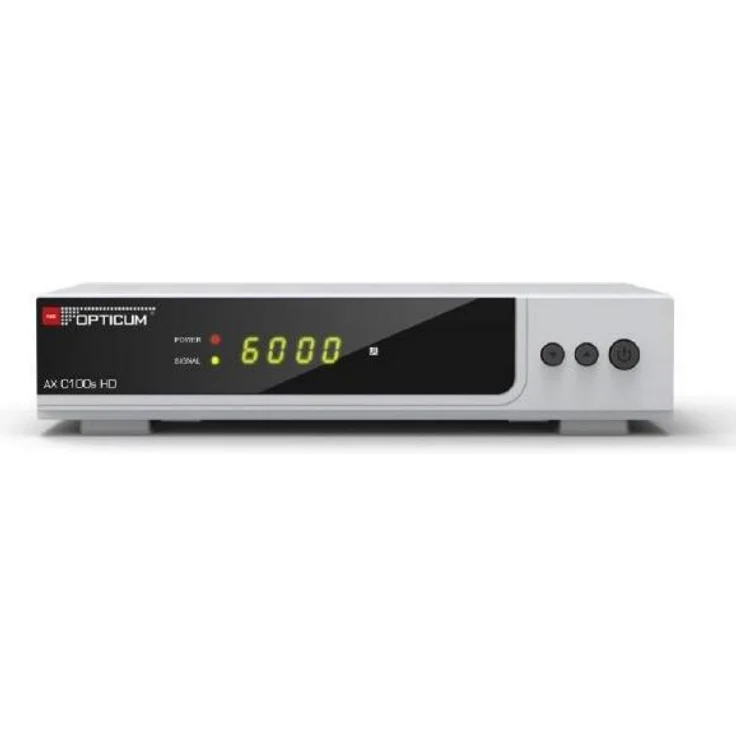 Opticum AX C100 HD ohne PVR, DVB-C, HDMI, EPG, silber – Bild 1