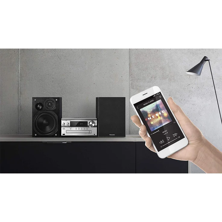 Panasonic SC-PMX94EG-S Micro HiFi System (120 W RMS, Digital DAB+, CD, UKW , Bluetooth, USB, AUX) silber – Bild 6