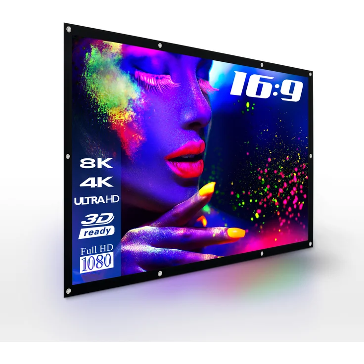 ESMART Spann Leinwand 221 x 125 cm (100'') 16:9 – Bild 1