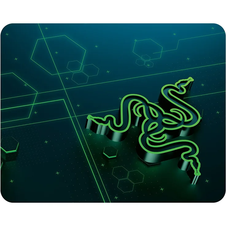 Razer Goliathkäfer – Tragbar Tuch Gaming Mauspad Spiel auf der Go, Stoff, blau / grün, Mobile
