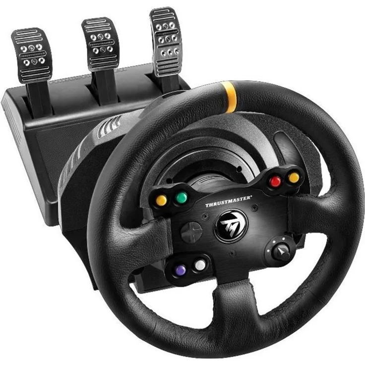 Thrustmaster TX Racing Wheel Leather Edition Schwarz (4460133) (PC, Xbox One, Xbox Series) – Bild 1