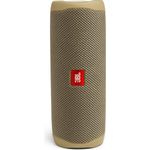 JBL Flip 5 Desert Sand, 20 W Tragbarer Stereo Lautsprecher Sand, beige