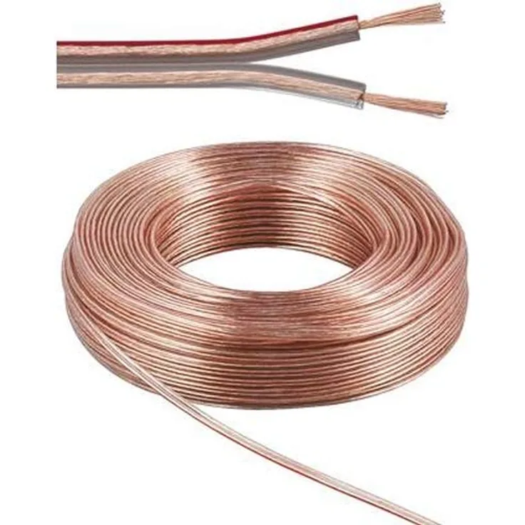 PremiumCord 100% CU Kabel Kupferkabel 2x1,5mm 10m