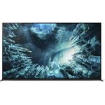 Sony KD-75ZH8B 189 cm (75 Zoll) LED Smart TV (8K, HDR) Twin-HD-Triple-Tuner (Sat, Antenne, Kabel) Modelljahr 2020 Energieklasse G (DE-Modell)