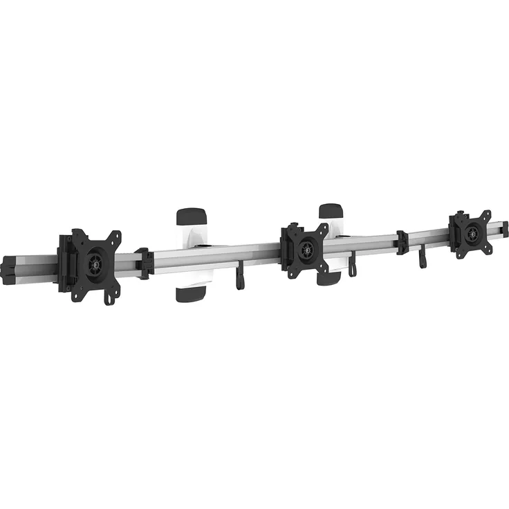 HFTEK 3-Fach Monitorarm - Halter - Bildschirm - Wandhalterung für 3 Monitore von 15 - 27 Zoll mit VESA 75 / 100 (MP230W)