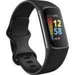 Fitbit Charge 5 Fitness-Tracker GPS, Unisex, Einheitsgröße, Aluminiumgehäuse, Black/Graphite