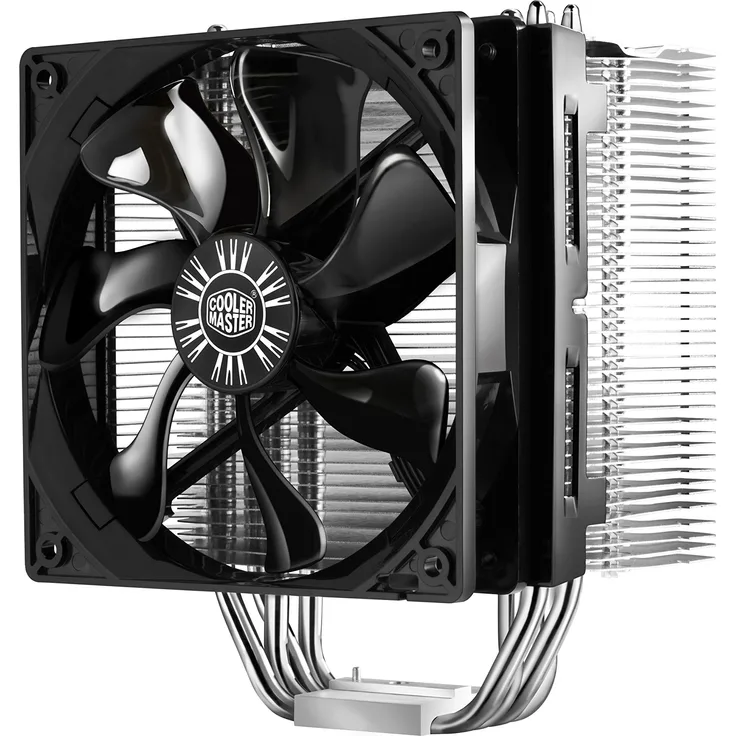 Cooler Master Hyper 412S CPU-Kühler 4 Heatpipes, 1x 120mm Lüfter, 3-Pin RR-H412-13FK-R1