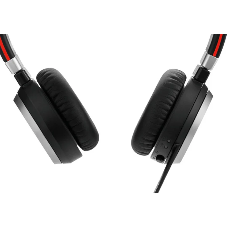 Jabra Evolve 65 Wireless Stereo On-Ear Headset, Unified Communications zertifizierte Kopfhörer mit langer Akkulaufzeit, USB Bluetooth Adapter, VoIP-Headset, schwarz – Bild 9