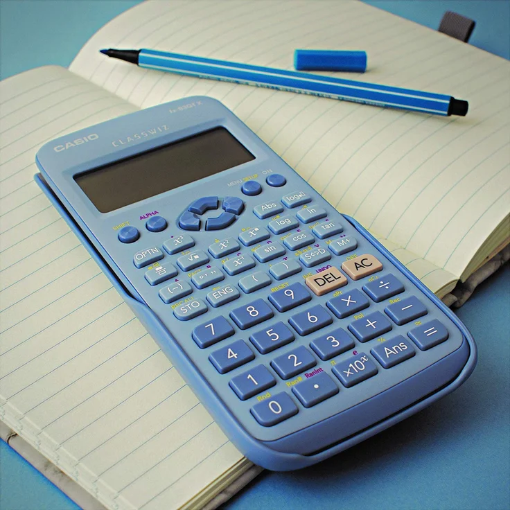 New Casio FX-83GTX Wissenschaftlicher Taschenrechner, blau – Bild 5