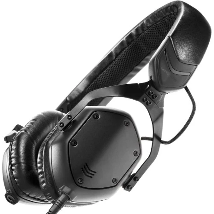 V-MODA XS On-Ear Metal-Noise-Isolation Kopfhörer (Matte Black Metal) – Bild 1