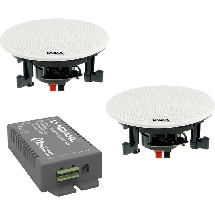 LYNDAHL CS200BT-Kit mit 2 Deckenlautsprecher / Einbaulautsprecher CS200P und Bluetoothverstärker CS200BT-AMP Einbau-Lautsprecher