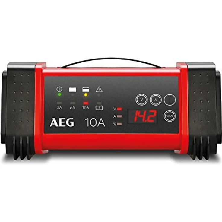 AEG Automotive 97024 Mikroprozessor-Ladegerät LT 10 Ampere für 12 - 24 V, 9-stufig, Power-Supply, automatischer Temperaturausgleich
