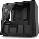 NZXT H200i - Mini-ITX-Gehäuse für Gaming-PCs - Smart Device mit CAM-Unterstützung - Hartglasfenster - Bereit für Wasserkühlungen - Schwarz - 2018 Version