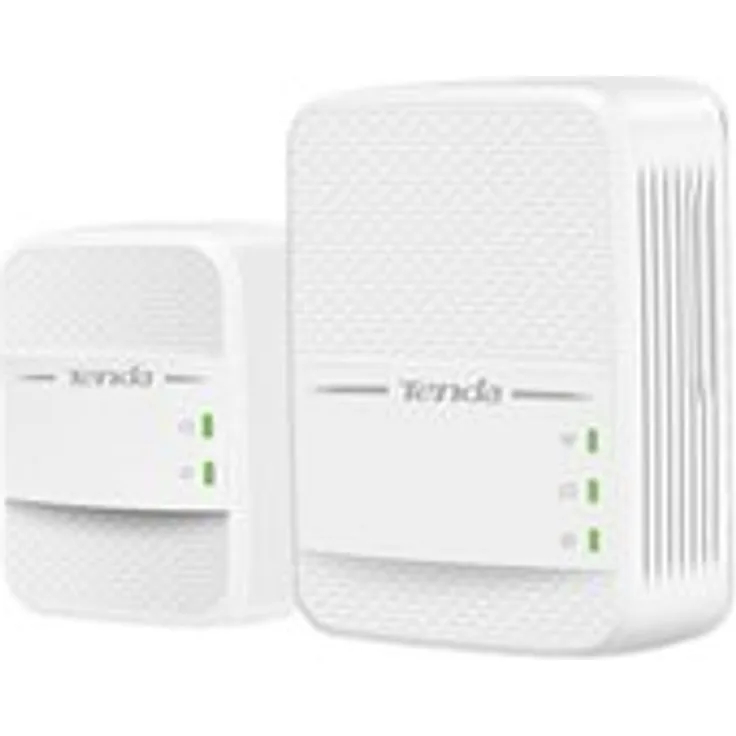 Tenda PH10 - AV1000 AC750 WLAN Gigabit Powerline Adapter (1000 Mbit-s, Gigabit Ports, Ideal für 4k-Videostreaming, Energiesparend, Plug & Play, Homeplug AV, 2er-Set)