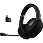 ASUS ROG Strix Go 2.4 Gaming Headset (kabellos, 2,4 GHz, AI-Noise-Cancellation, PC, Konsole) schwarz