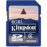 Kingston Class 4 Sdhc Secure Digital 8 GB