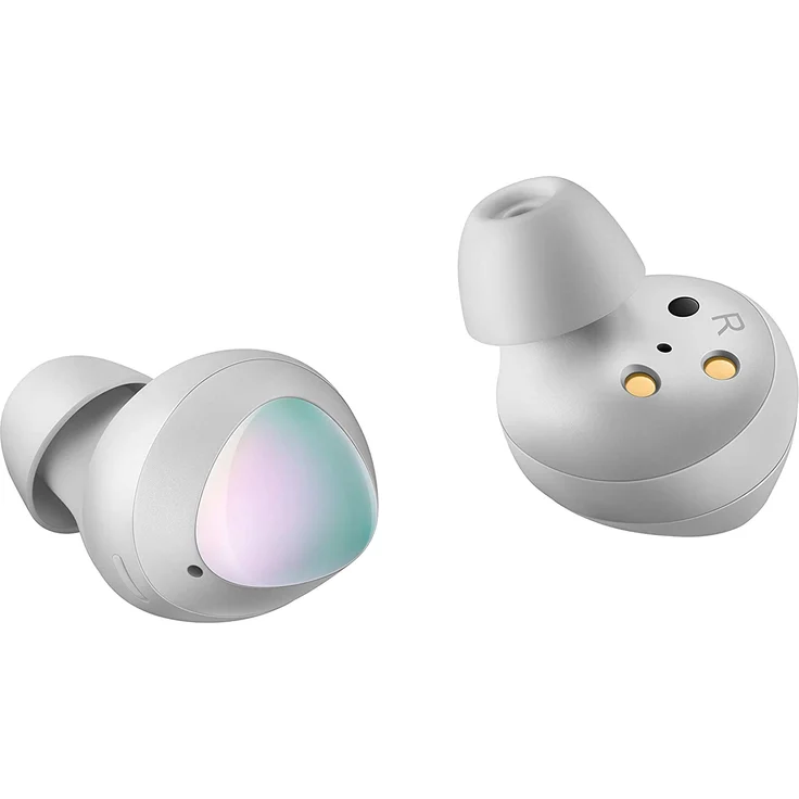 Samsung Galaxy Buds SM-R170 In-Ear Kopfhörer, mit Bluetooth, Mikrofon, geeignet für Sport, spritzwassergeschützt, silber – Bild 5