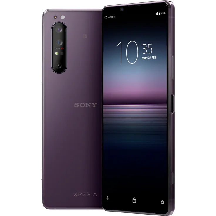 Sony Xperia 1 II 5G Smartphone 16,51cm (6,5 Zoll) AMOLED-Display, 256GB interner Speicher, 8GB RAM, Single-SIM, Android, Purple - Preisvergleich