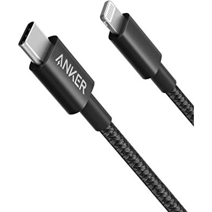 Anker USB C auf Lightning Kabel, New Nylon USB-C auf Lightning Ladekabel, 1 Meter lang, MFi-Zertifiziert, für iPhone SE/11 Pro/X/XS/XR / 8 Plus/AirPods Pro, Unterstützt Power Delivery - Preisvergleich – Bild 1