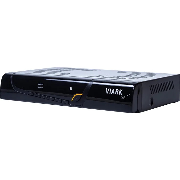 Viark Sat 4K UHD 2160p DVB-S2X Multistream Sat-Receiver hevc H.265 USB LAN WLAN schwarz