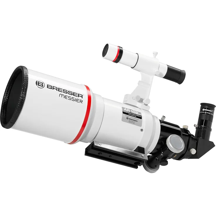 Bresser Refraktor Teleskop Messier AR-102xs-460 ED optischer Tubus mit stabilem Hexafoc Okularauszug