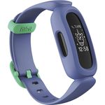 Fitbit Ace 3 Fitness-Tracker Kinder, Einheitsgröße, Silikonarmband, Cosmic Blue