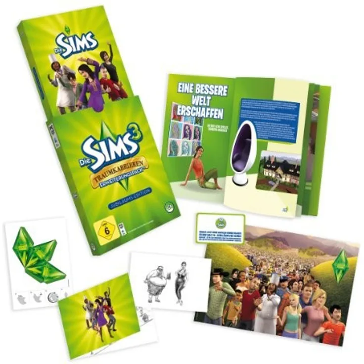 Die Sims 3 - Traumkarrieren + Jubiläums-Buch (PC)