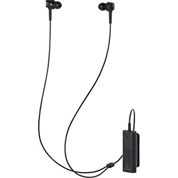 Audio-Technica ATH-ANC100BT Kabellose In-Ear-Kopfhörer mit Geräuschunterdrückung, Schwarz