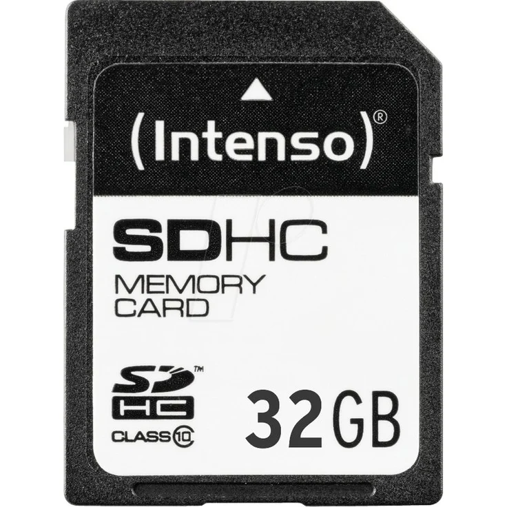 Intenso SDHC 32GB Class 10 Speicherkarte blau – Bild 1