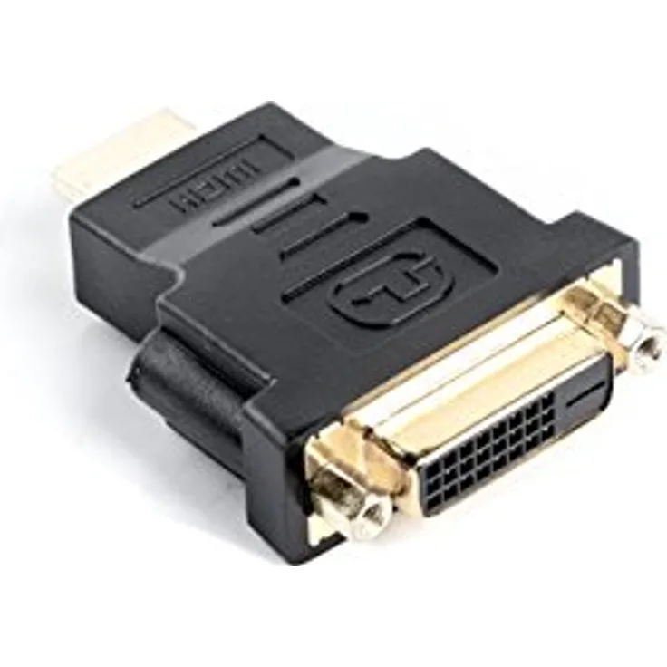 lanberg AD-0014-BK HDMI-A (1.4)'' Stecker auf Dvi-D (24+1 Pol) Buchse Adapter schwarz