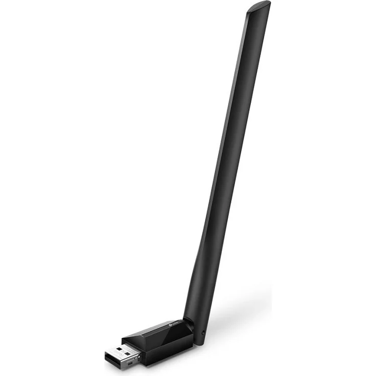 TP-Link Archer T2U Plus AC600 High Gain Dualband USB WLAN-Adapter mit 5dBi Antenne (bis zu 433 Mbit-s auf 5GHz und 200 Mbit-s auf 2,4GHz, Kompatibel mit Windows 10-8.1-8-7-XP und Mac OS X) – Bild 1