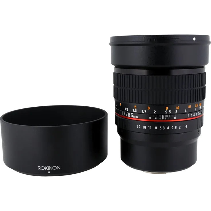 Rokinon Digital Photo 85M-MFT Teleobjektiv Schwarz Kameraobjektiv - Kameraobjektive (9/7, Teleobjektiv, 1 m, Micro Four Thirds, 8,5 cm, Vollrahmen)