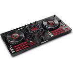 Numark Mixtrack Platinum FX - DJ-Controller für Serato DJ mit 4-Deck Kontrolle, DJ-Mixer, integriertem Audio Interface, Jogwheel-Displays und Effektpaddeln