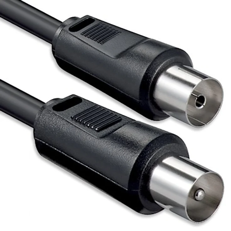 1aTTack Koaxial Anschluss-Kabel 10m schwarz – Bild 1
