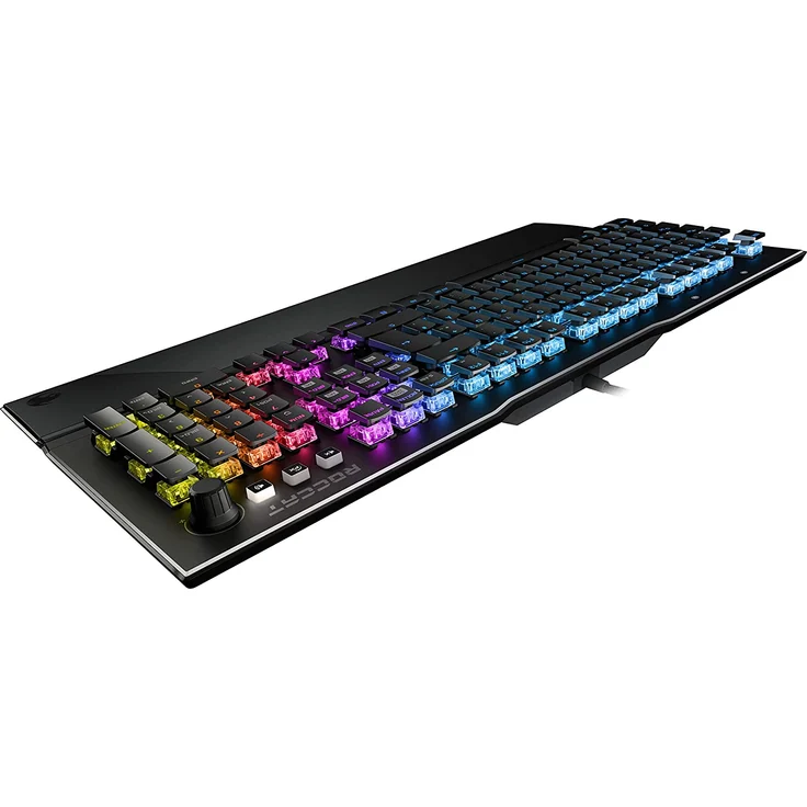 ROCCAT VULCAN 121 AIMO - Tastatur - mit Multimedia-Rad - hintergrundbeleuchtet - USB - Roccat Titan switches (ROC-12-670-BN) (DE QWERTZ) – Bild 3
