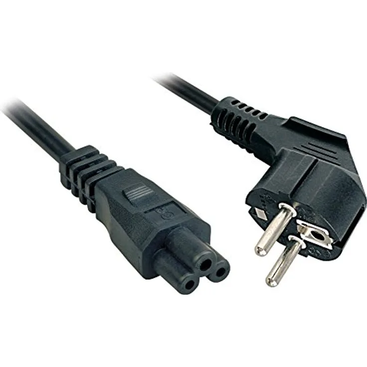 LINDY 30407 - Netzkabel für Notebooks mit Schukostecker und C5 Kupplung, 5m