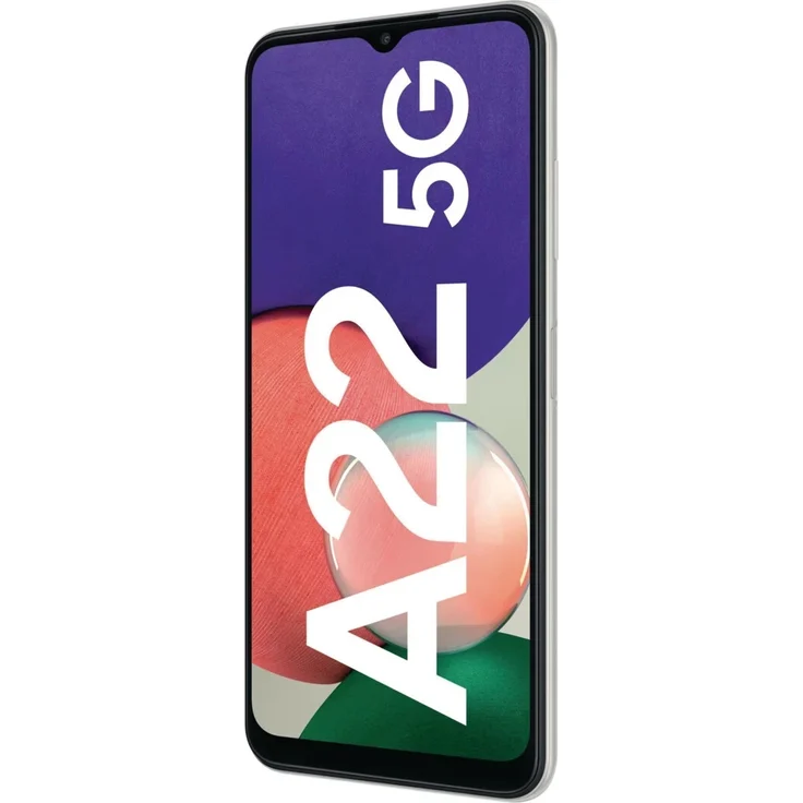 Samsung Galaxy A22 5G Smartphone 16,8cm (6,6 Zoll) TFT-Display, 64GB interner Speicher, 4GB RAM, Dual-SIM, Android 11, Weiß – Bild 4