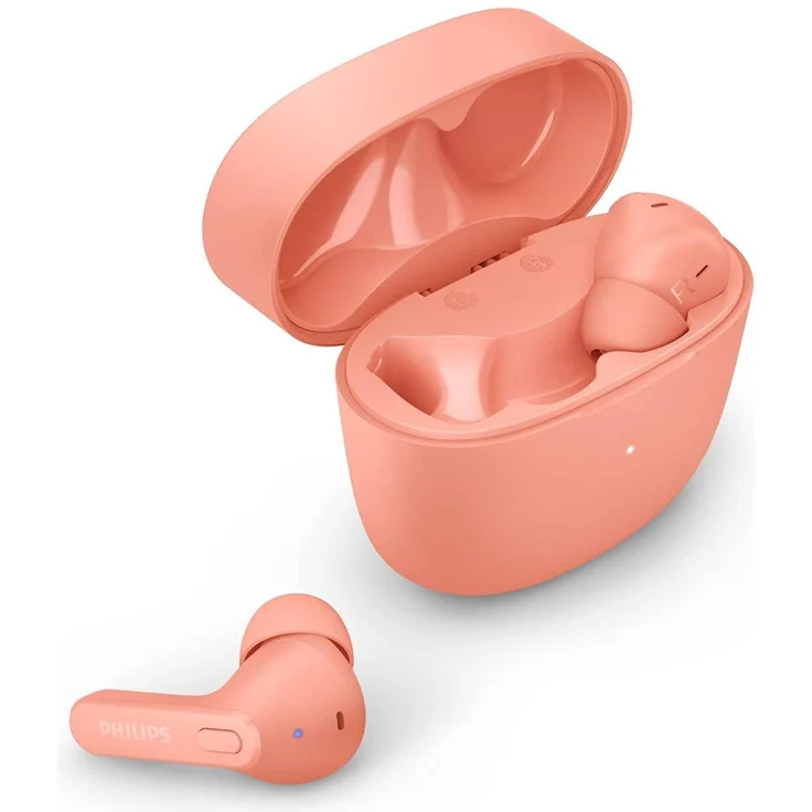 Philips TAT2206 True Wireless In-Ear-Kopfhörer (12940015052) mit Bluetooth, Mikrofon (2021), pink – Bild 2
