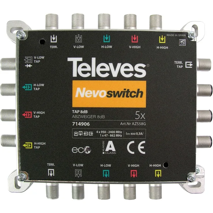 TELEVES Abzweiger 5f. Guß AZS58G