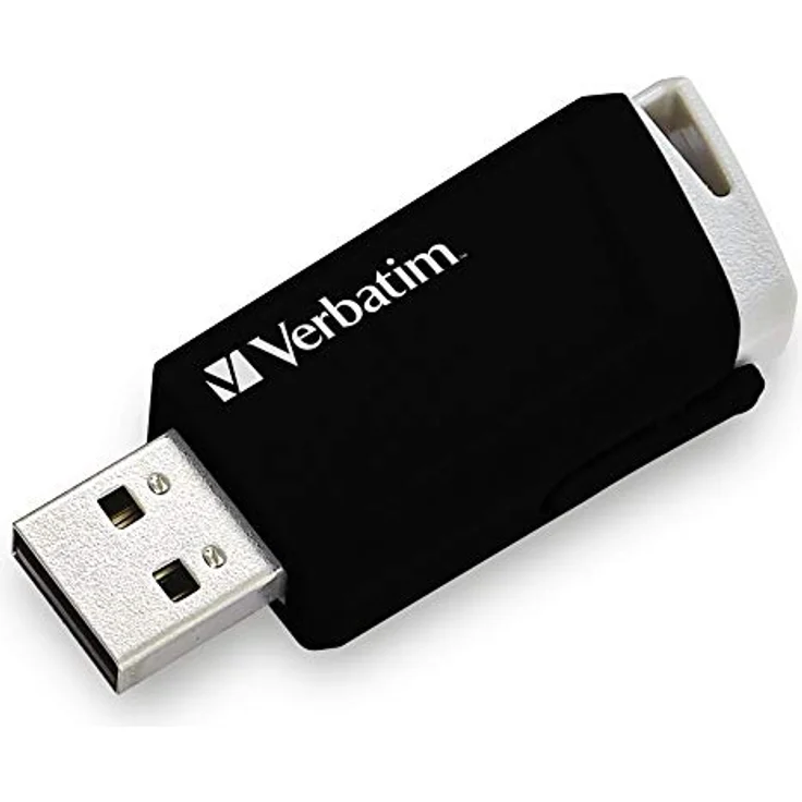 Verbatim Store 'n' Click USB-Stick - 32 GB, USB 3.2 Gen. 1, Verriegelungsmechanismus zum Klicken, schwarz – Bild 1