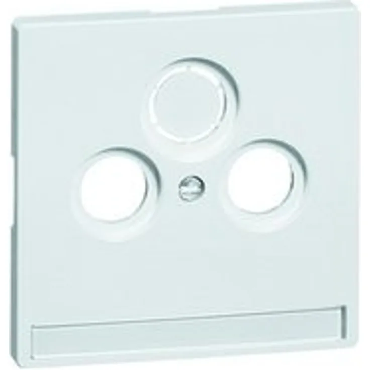 Zentralplatte Ant.dose DIALOG rws glz Schraubbef m.Beschr.Feld D95.610.02TVNA